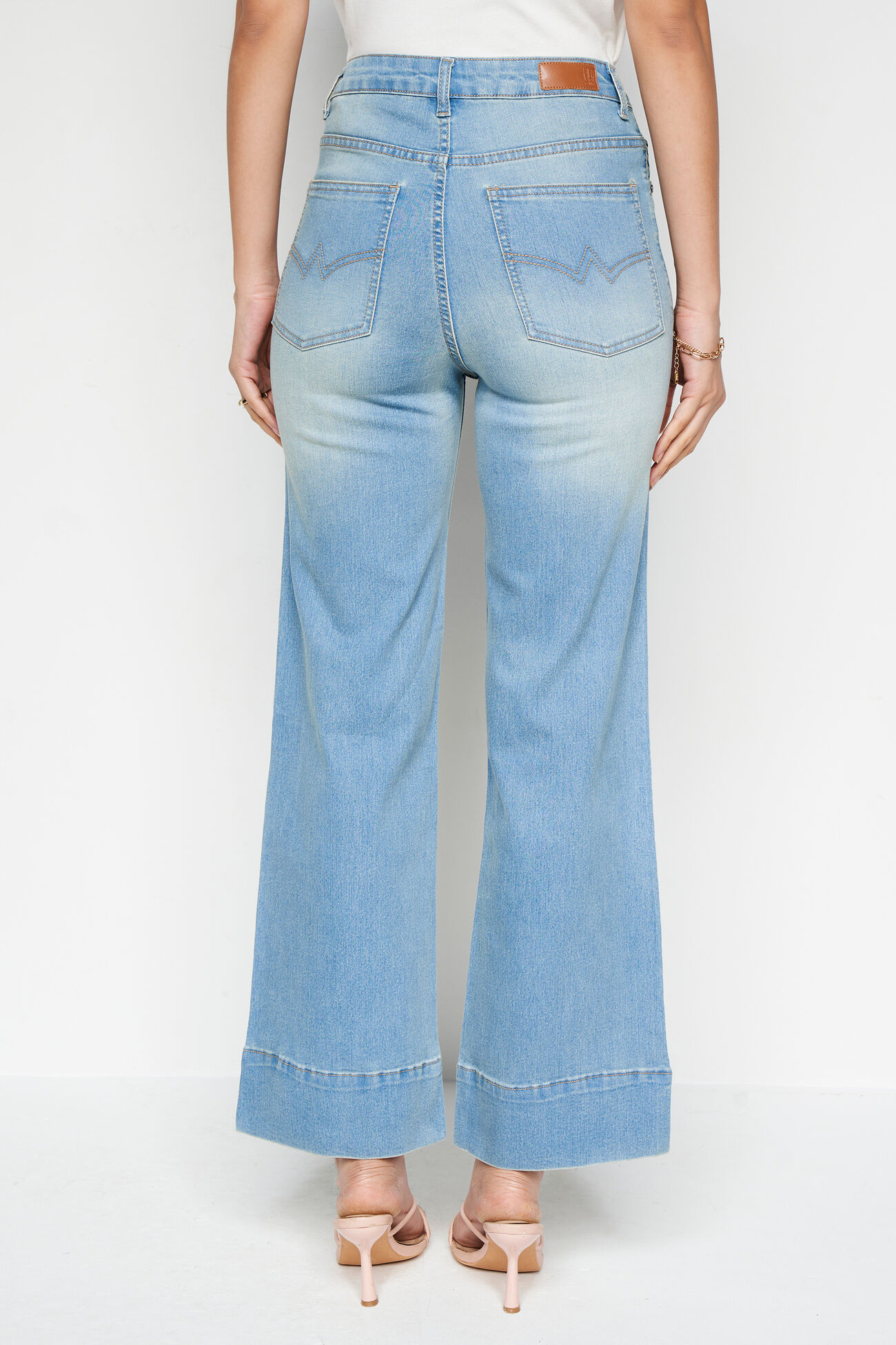 The Fit And Flare Denim, Light Blue, image 4